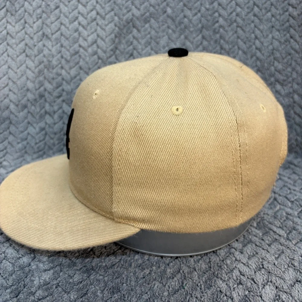 Los Angeles Airsport 1988 Snapback Hat Tan Black Embroidered A Logo Cap